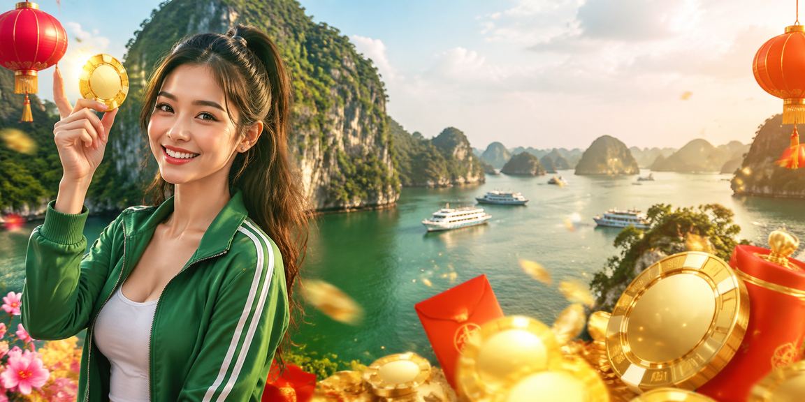 Du khách tại Vịnh Hạ Long thưởng thức buổi tối và xem kết quả thể thao qua điện thoại dưới ánh đèn lồng
